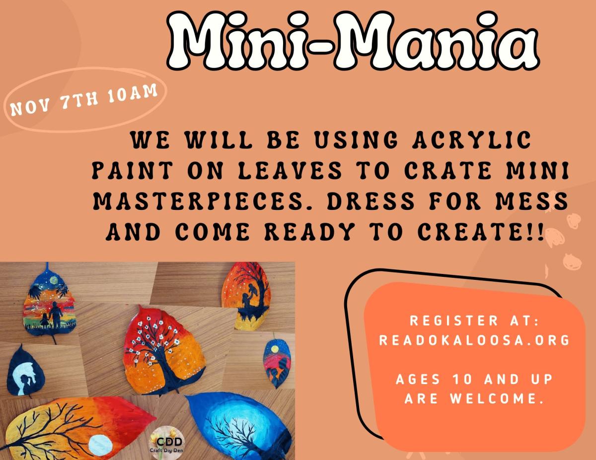 Mini-Mania flyer