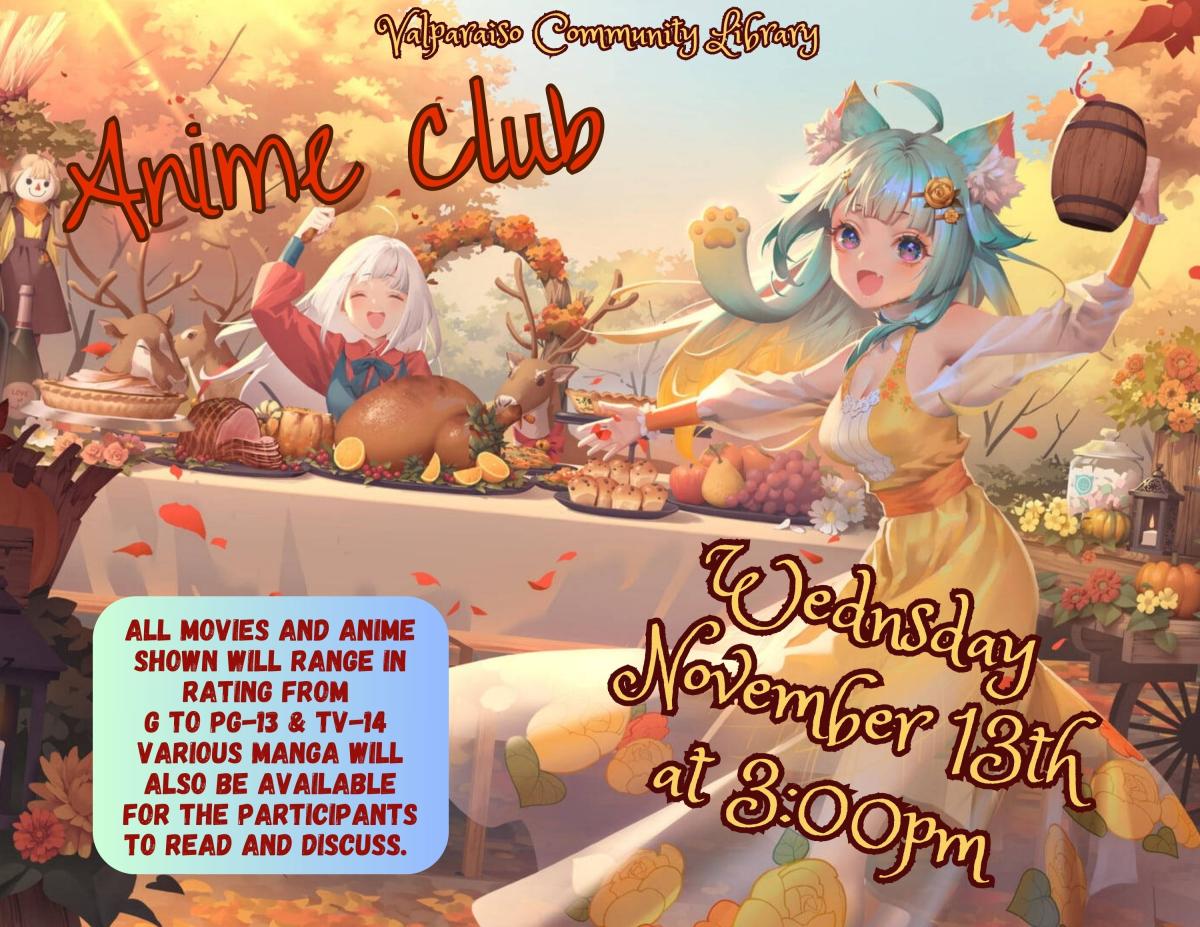 Anime Club flyer