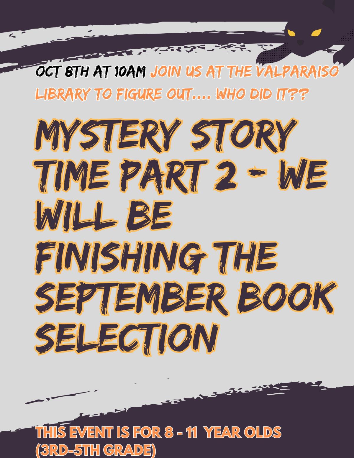 mystery storytime flyer