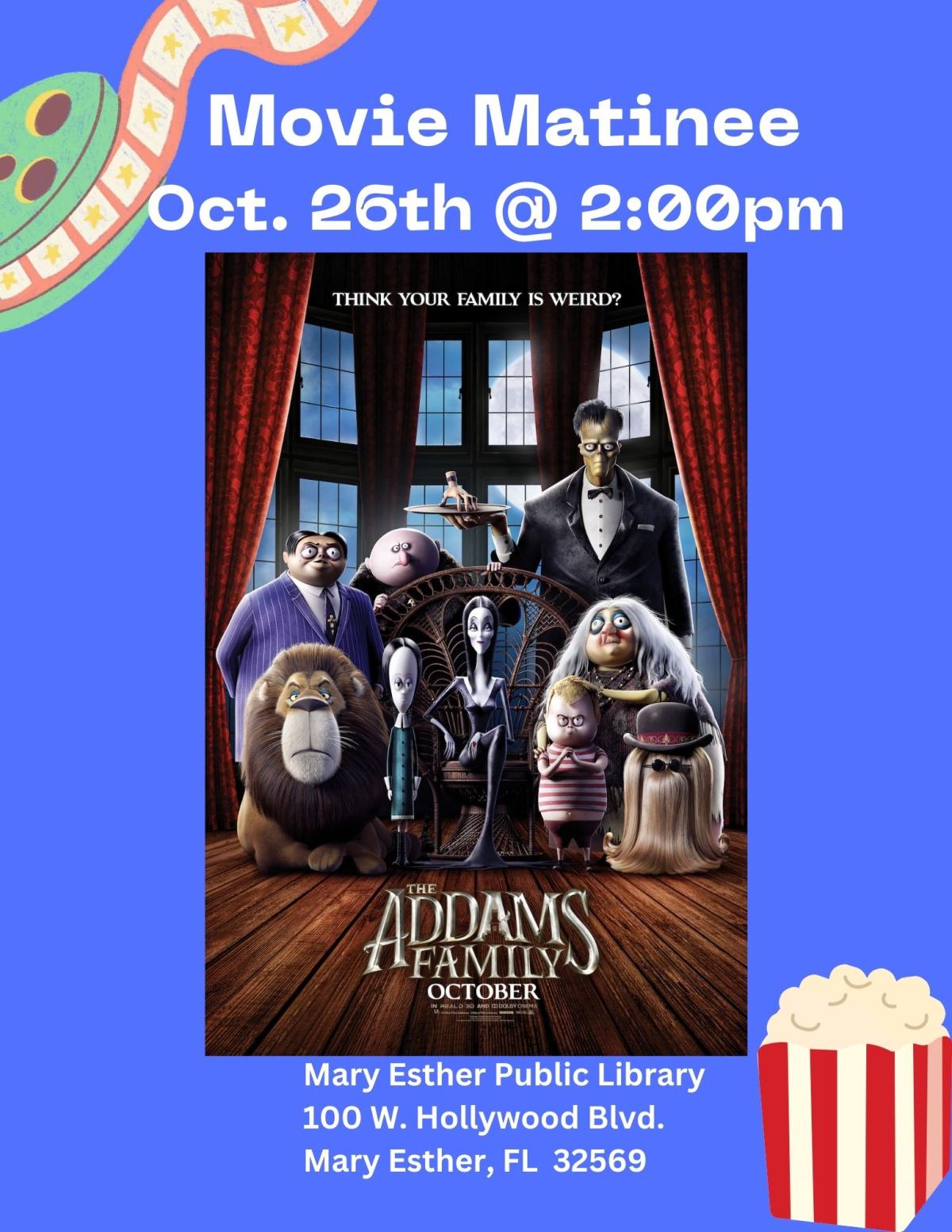 at the movies flyer