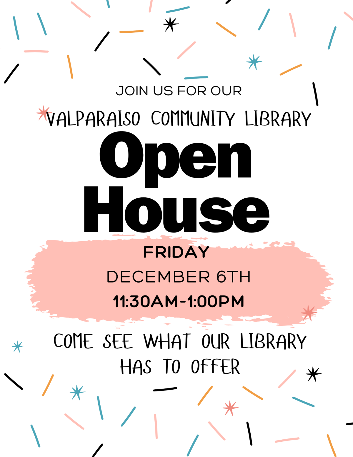 Valparaiso Community Library Open House