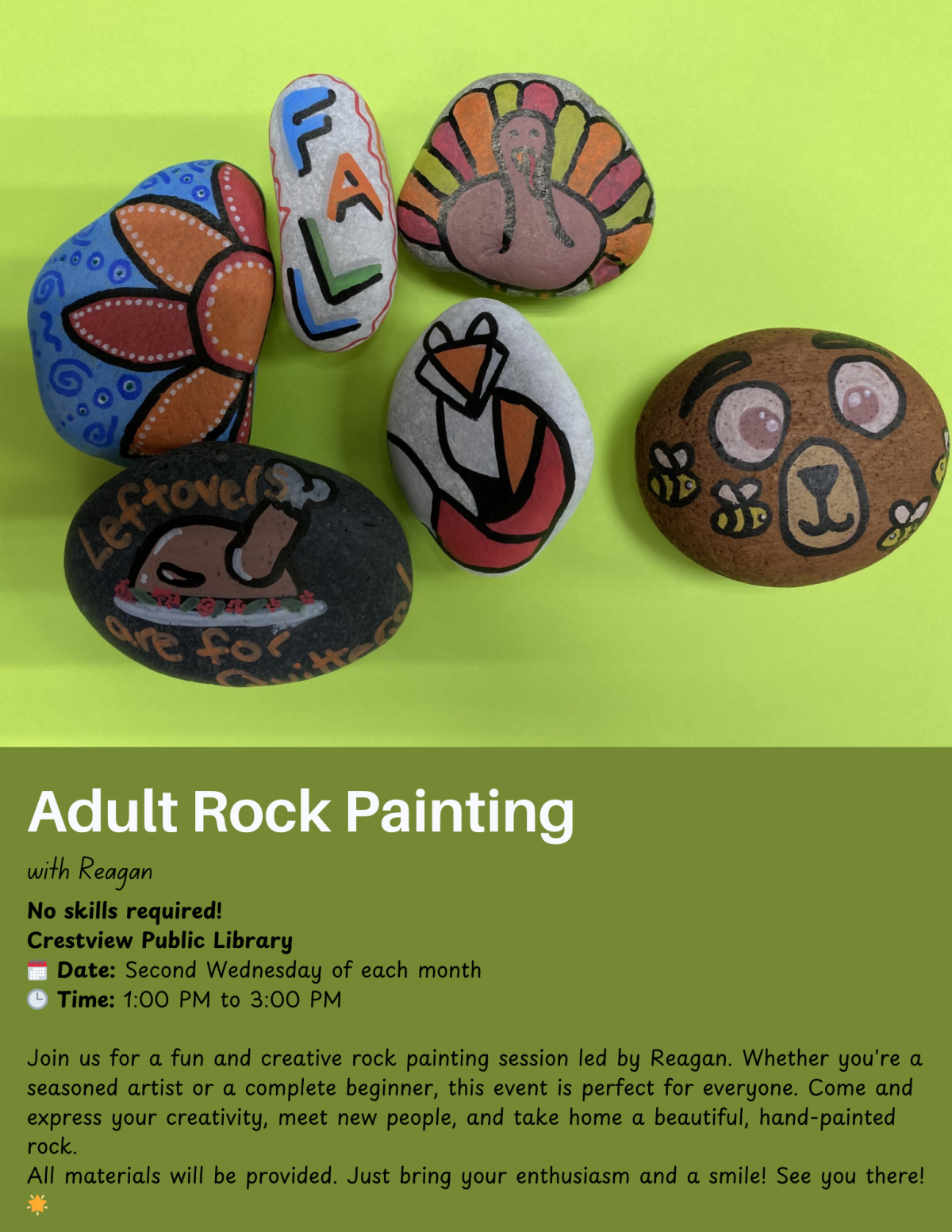 Adult Rock Painting 