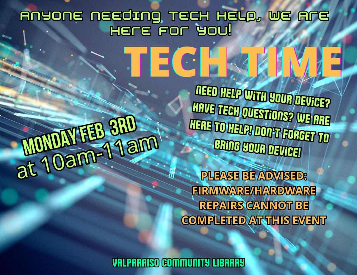 Tech Time flyer