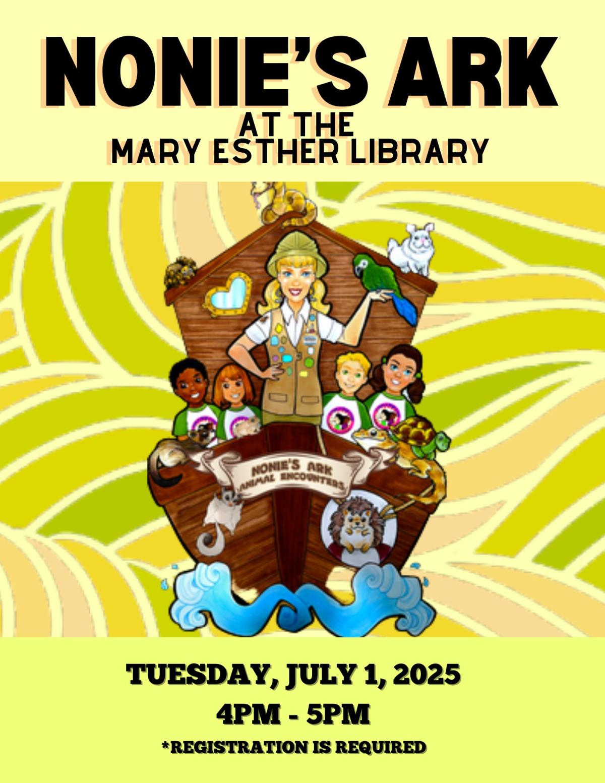 nonie's ark tuesday july 1 