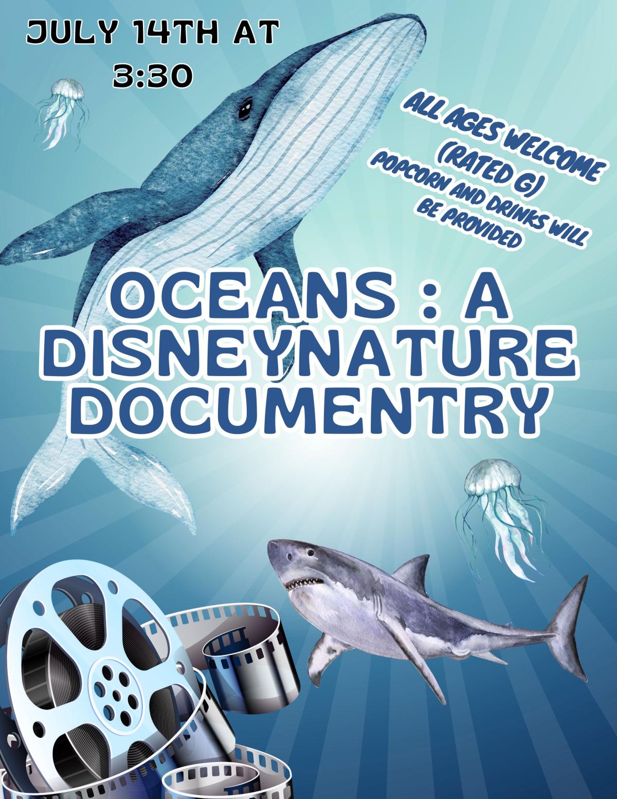 Nature documentary flyer