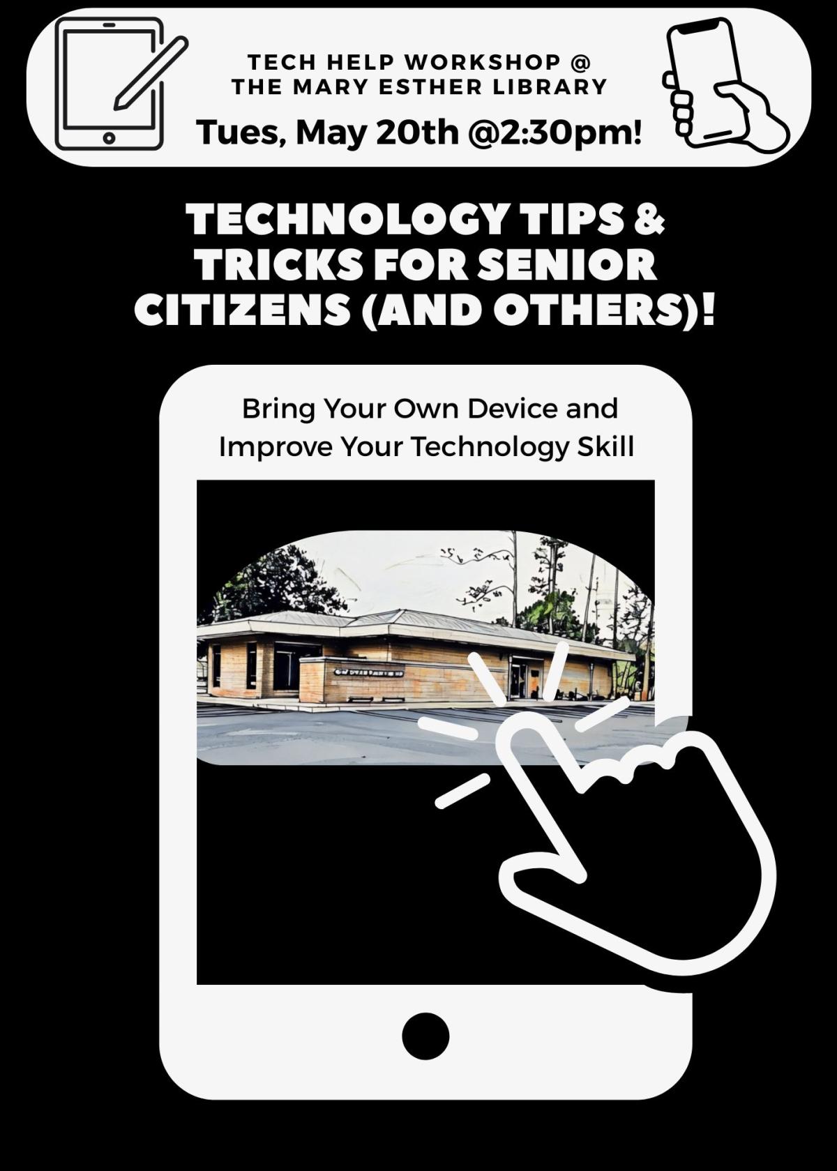 Tech Help for Seniors graphic