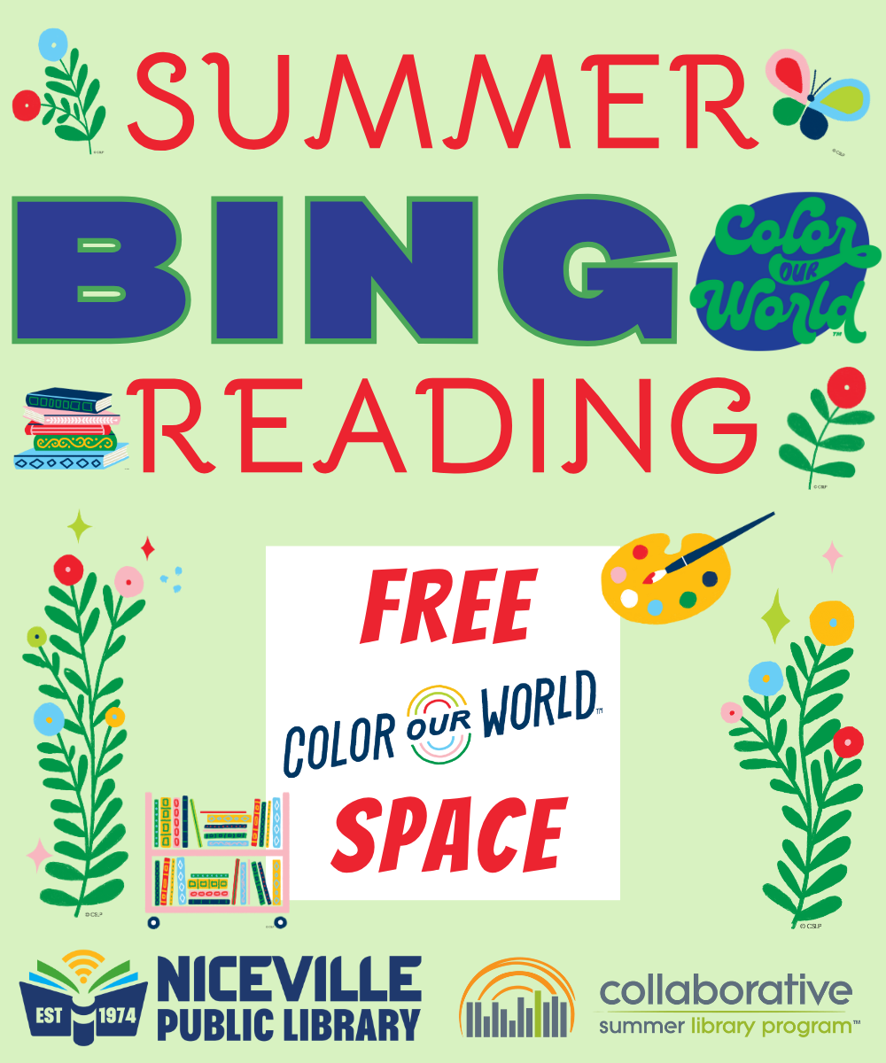 Summer Reading BINGO graphic