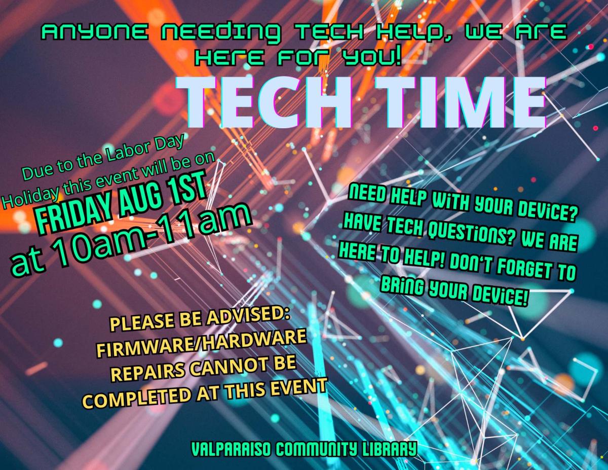 Tech Time flyer