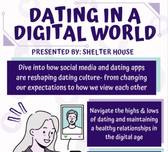 Dating in the Digital World presented by Shelter House