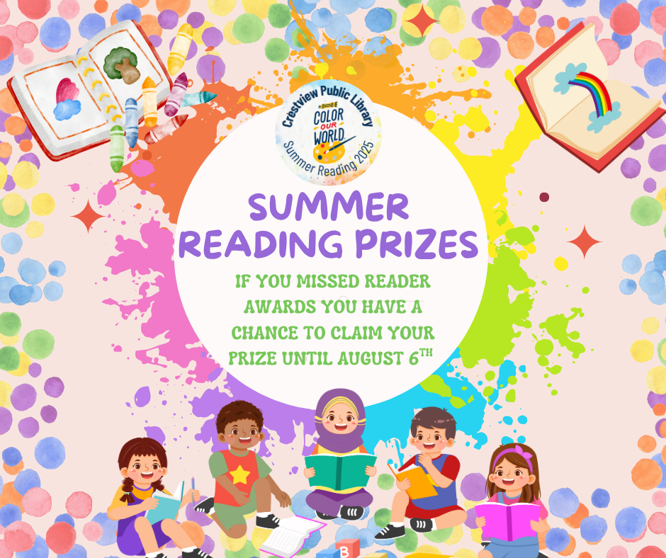 Summer reading prizes