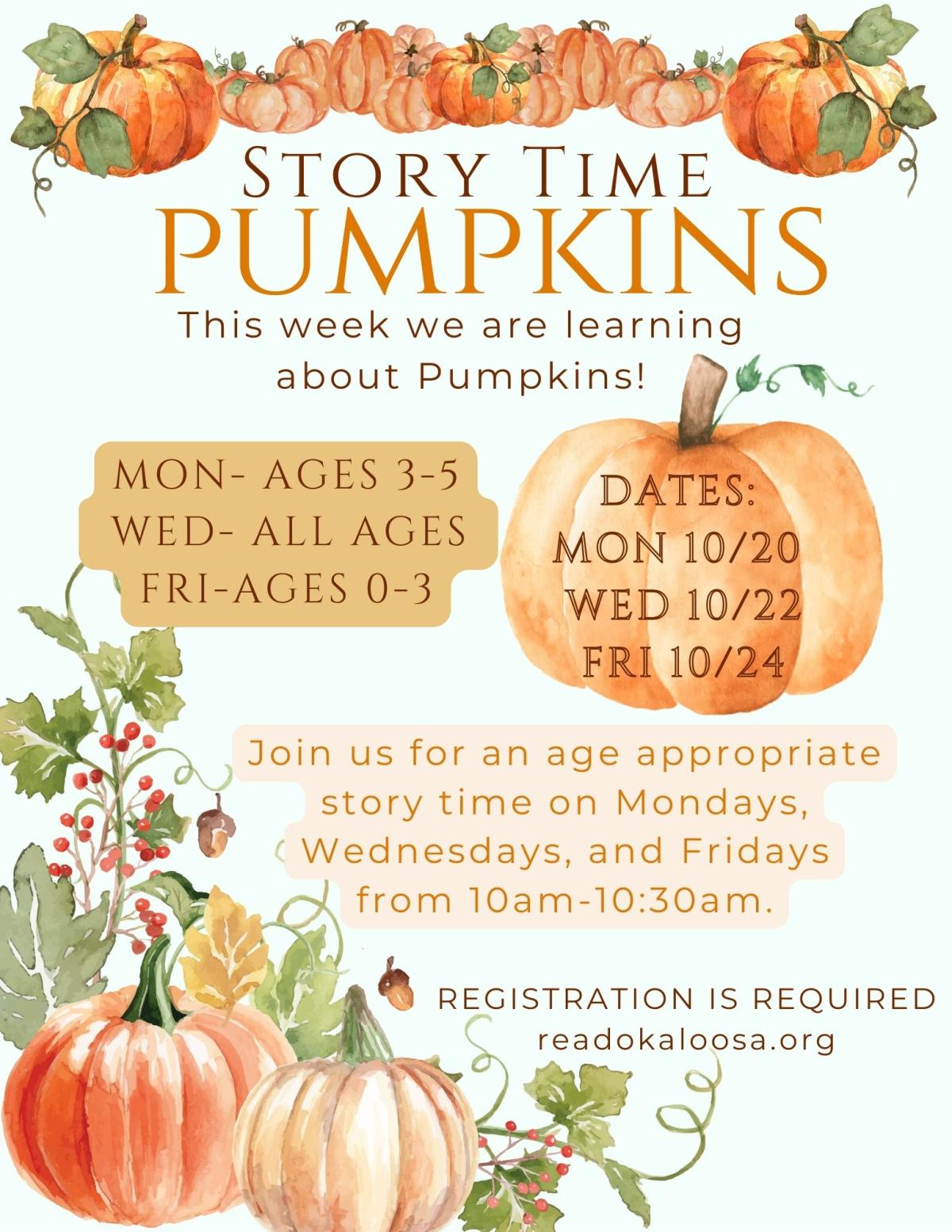 Story Time: Pumpkins