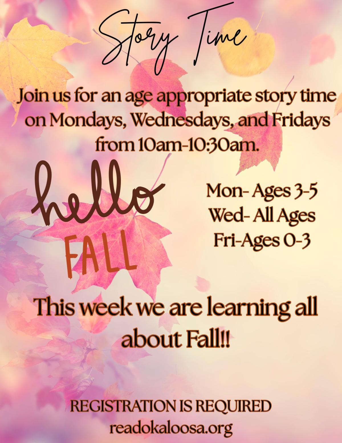 Story Time: FALL