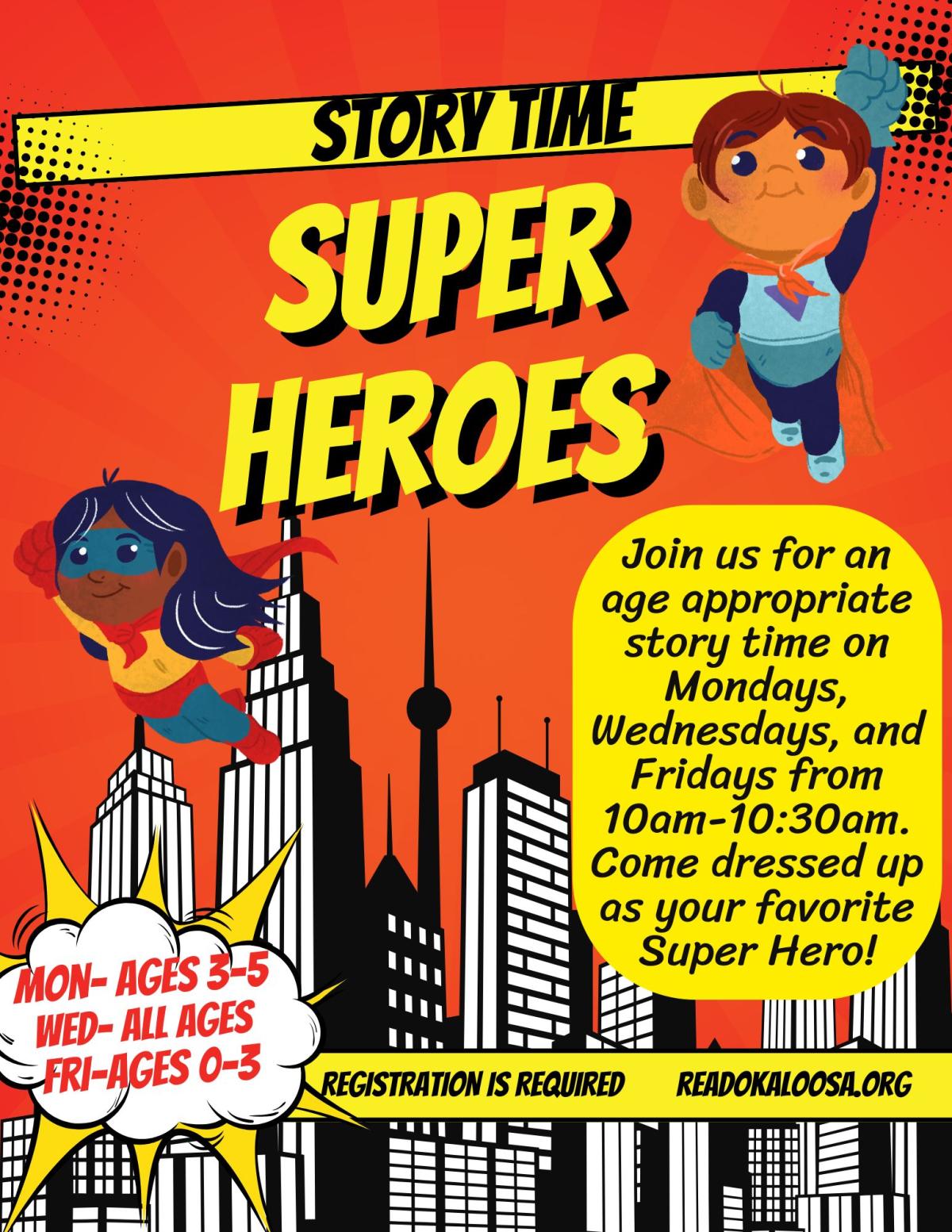 Story Time: Super Heroes