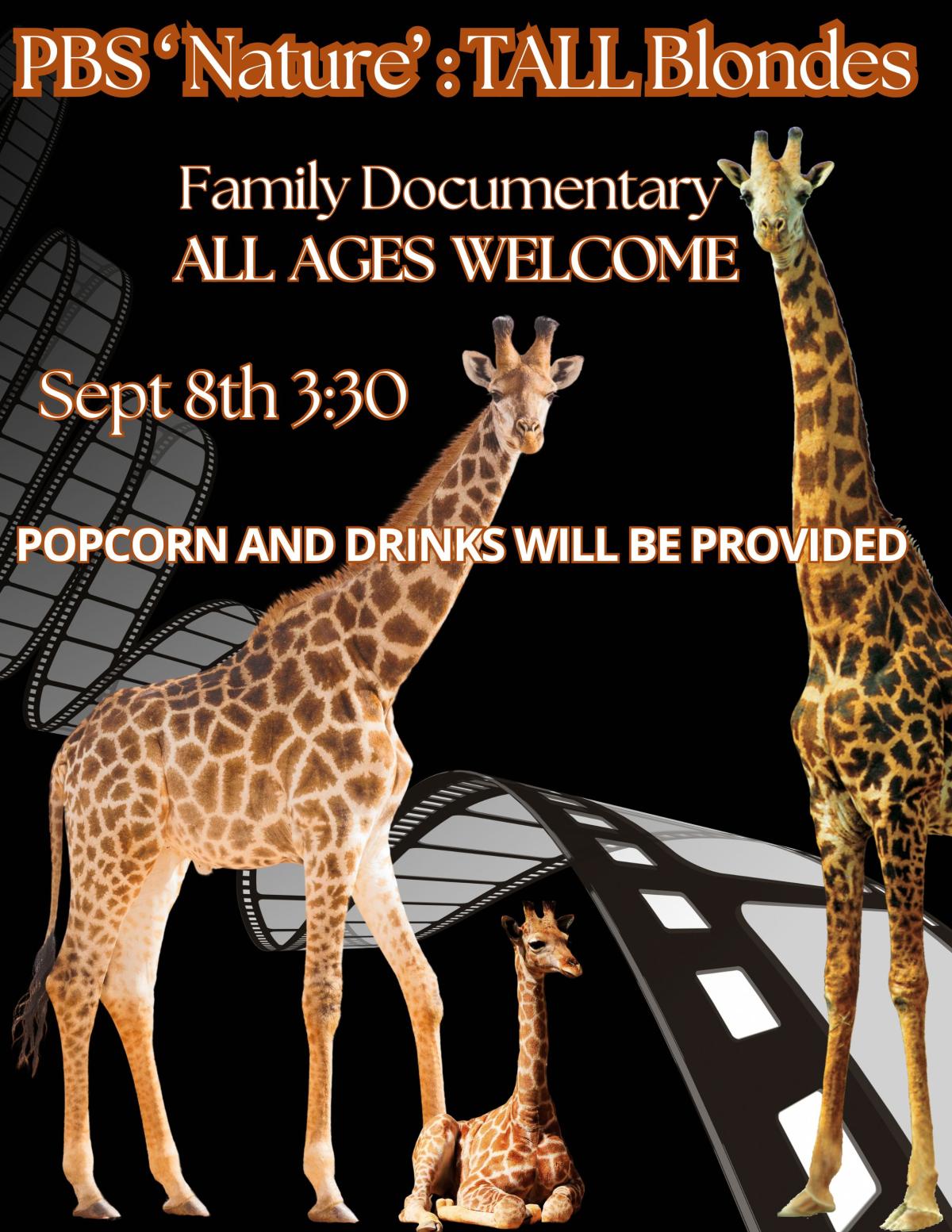 Nature documentary flyer