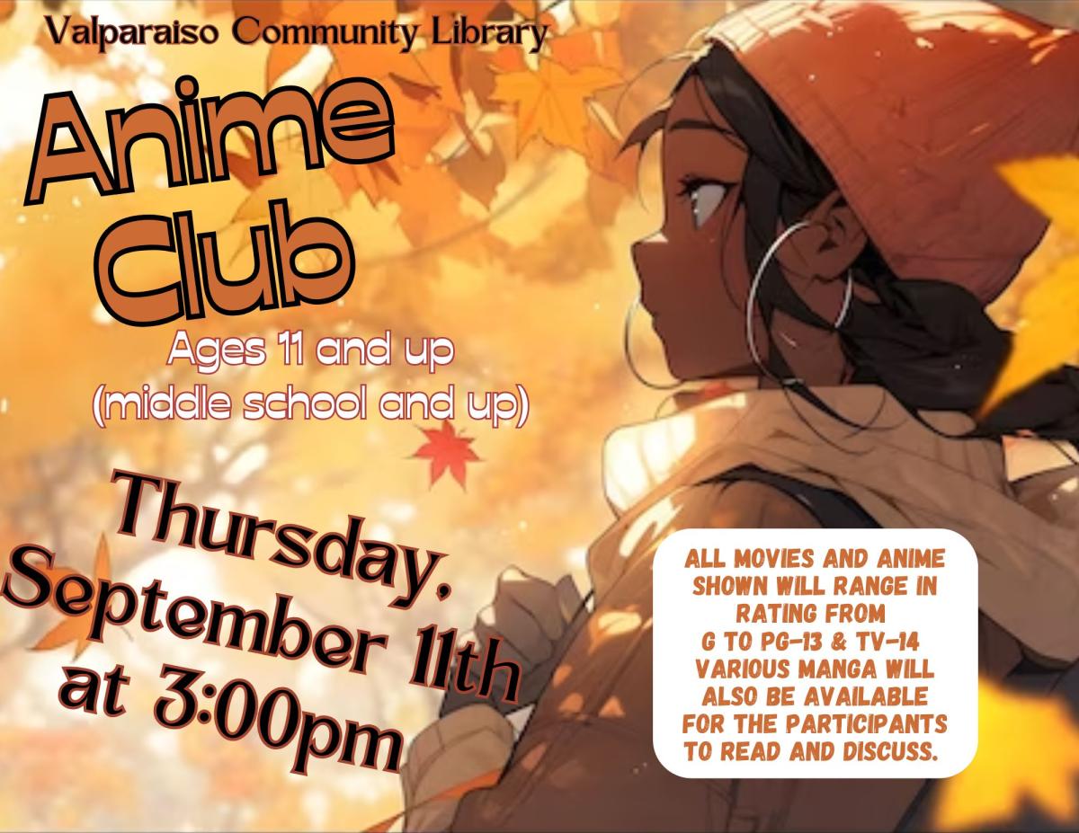 Anime Club flyer
