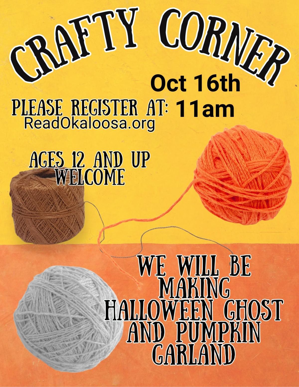 Crafty Corner Flyer