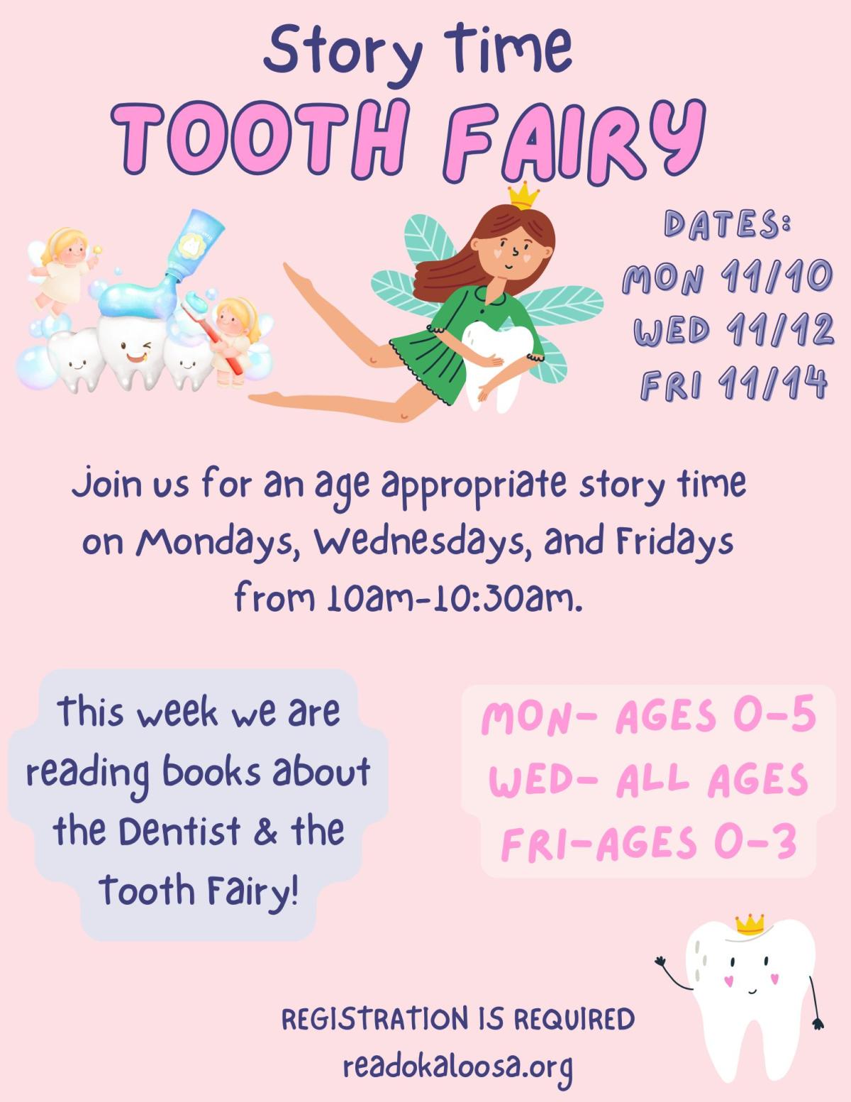 Story Time: Tooth Fairy