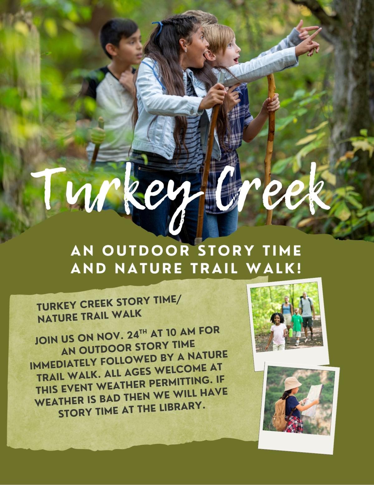Story Time: Turkey Creek Nature Walk