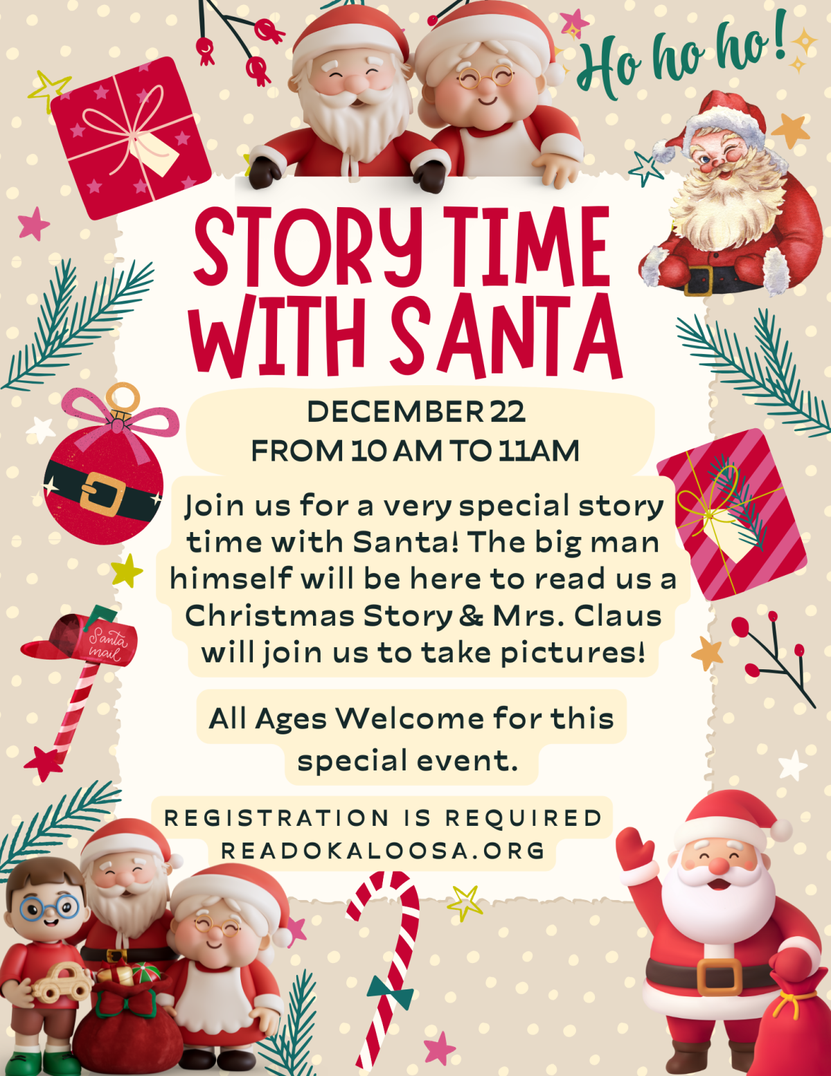 Story Time With Santa & Mrs. Claus